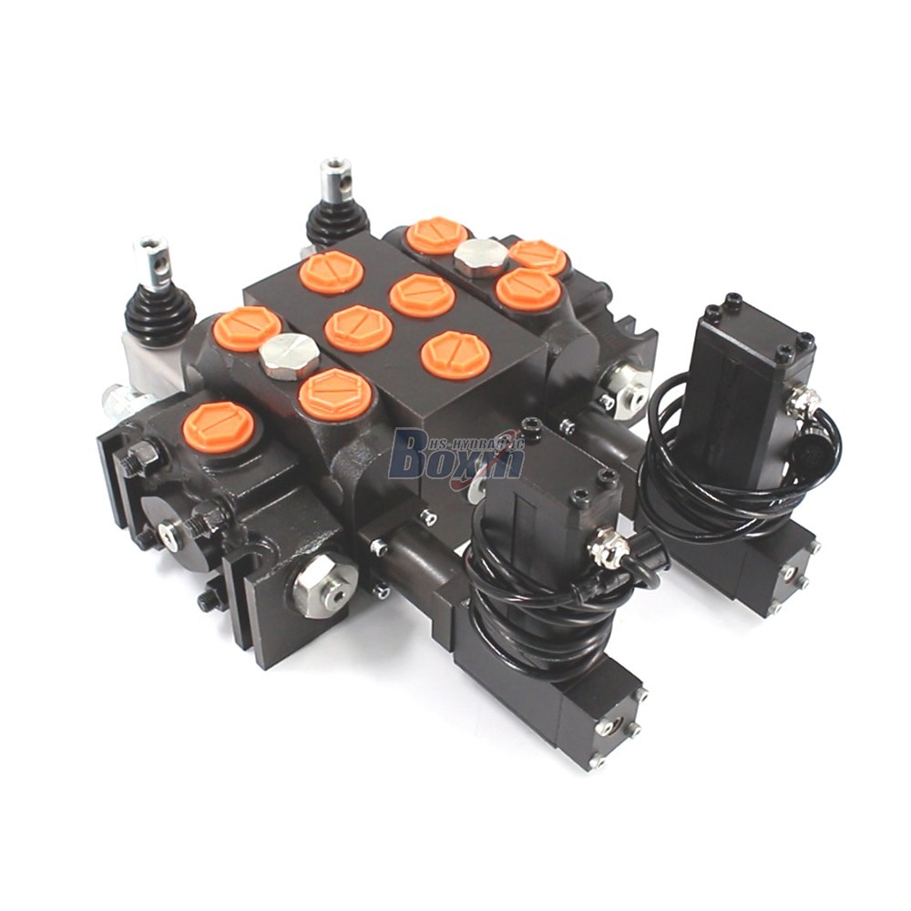 DCV200 Electric motor 2 Spool Sectional Directional Valve image